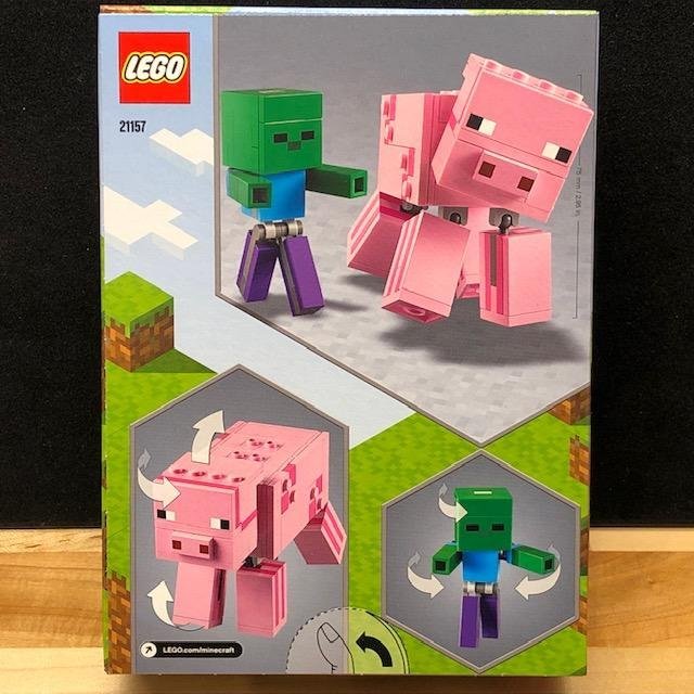 LEGO Minecraft 21157 "BigFig Gris med zombiebaby" - från 2019 oöppnad!