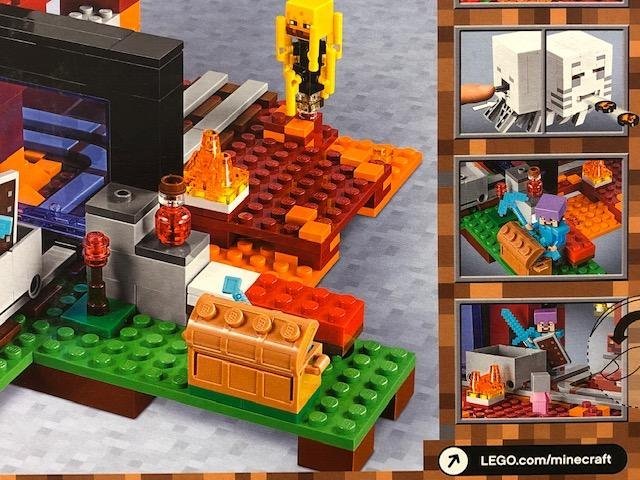 LEGO Minecraft 21143 "The Nether Portal" - från 2018 oöppnad / förseglad!