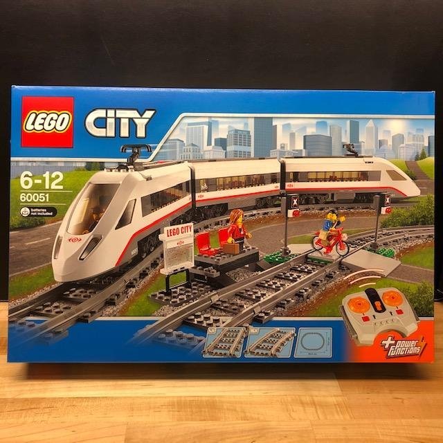 LEGO City 60051 "High Speed Train" -tåg från 2014 oöppnad /förseglad!