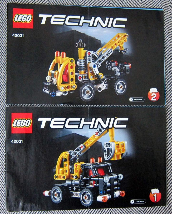 LEGO Manualer Beskrivningar Technic 42031 2 st