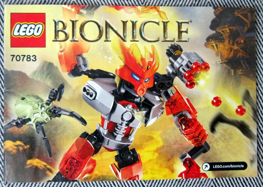 LEGO Manualer Beskrivningar Bionicle 70783