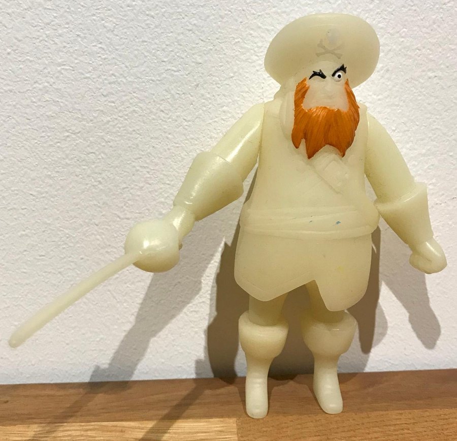 Scooby-Doo figur ghost of redbeard självlysande