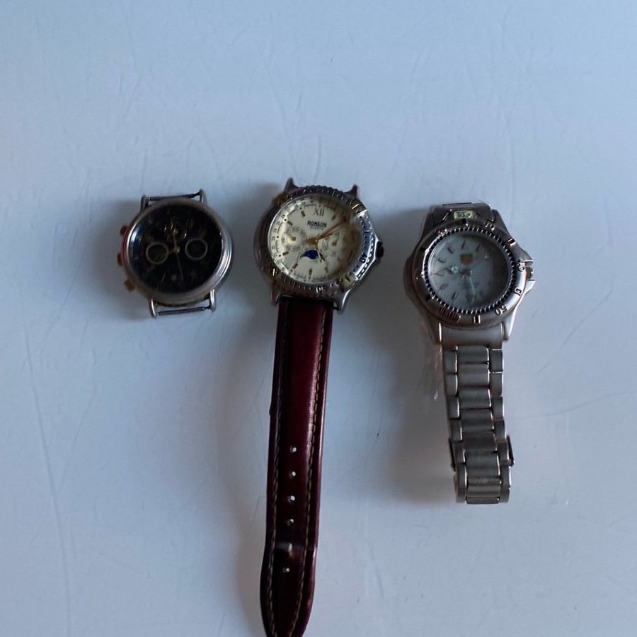 3 st Armbandsur - Ronson Citizen  Tag Heuer