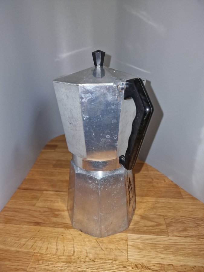 Bialetti Moka express 18 koppar kaffe kaffebryggare stor