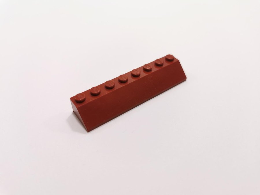 Lego - slope - bas - 2x8 - part 4445 - vinröd