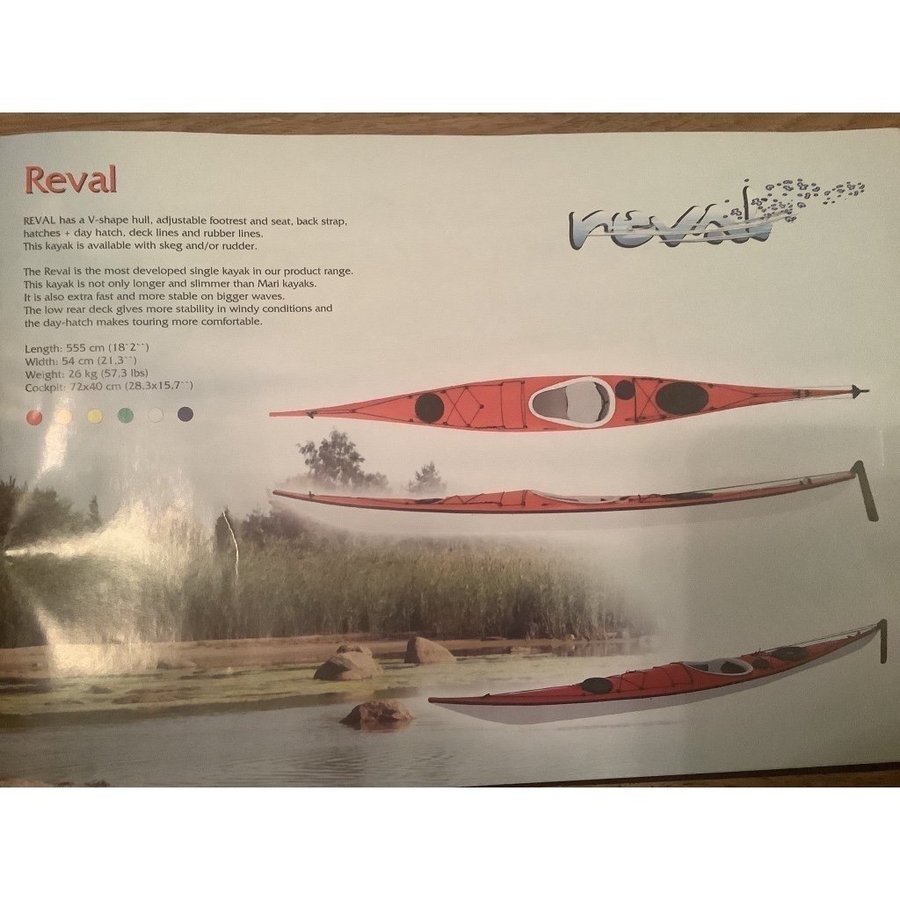 Transportkapell kapell Kajak Reval havskajak Tahe Marine nytt  oanvänt 72x40cm