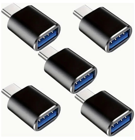 5 st USB C hane till USB 3.0 hona adapter