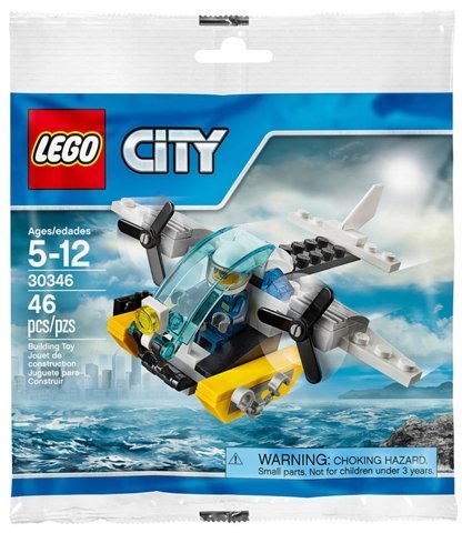 LEGO City 30346 "Prison Island Helicopter" - specialpåse från 2016 oöppnad!