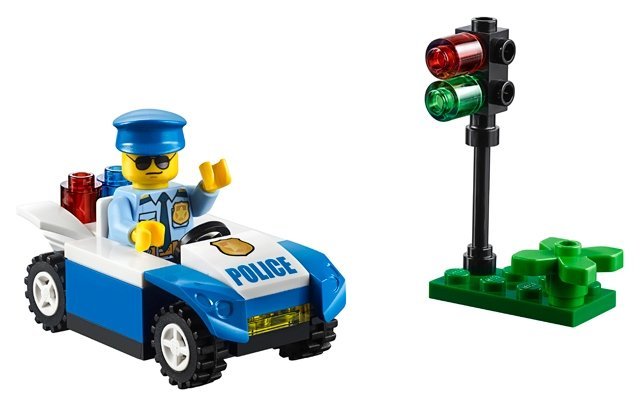 LEGO City / Juniors 30339 "Traffic Light Patrol" - påse från 2018 oöppnad!