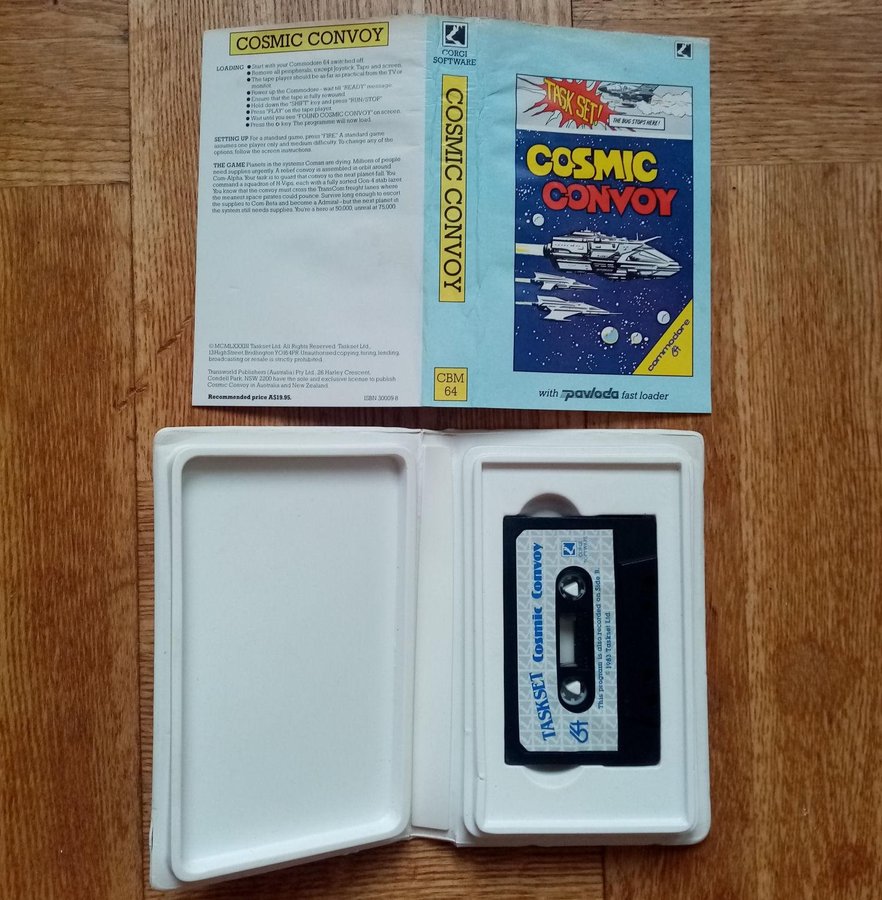 Cosmic Convoy (Corgi Software - Task Set) ->TESTAD<- Commodore 64 / C64 Spel