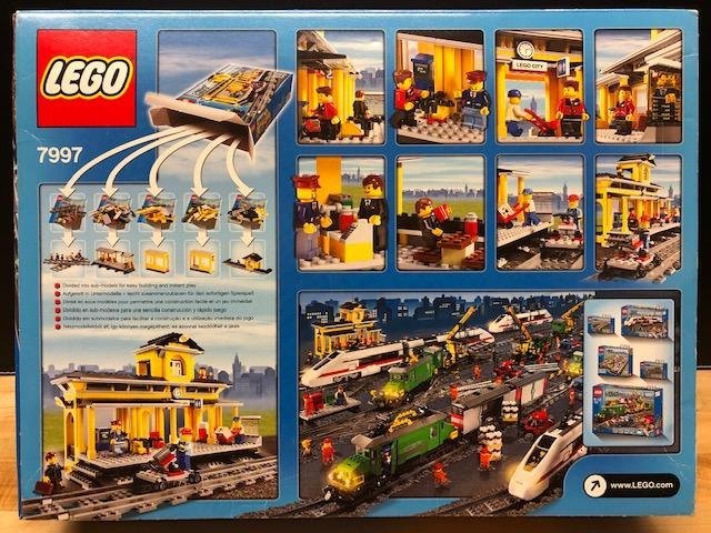 LEGO City 7997 "Train Station" - tåg / station från 2007 oöppnad / förseglad!
