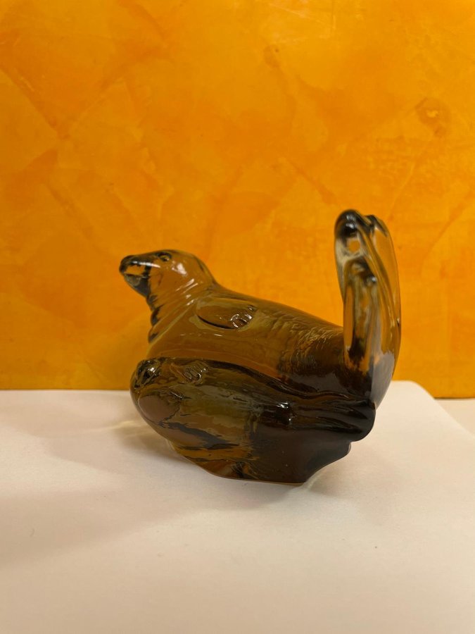 Paul Hoff Halichoerus Grypus Glasfigurin Kosta Boda SVENSKT GLAS WWF 1980