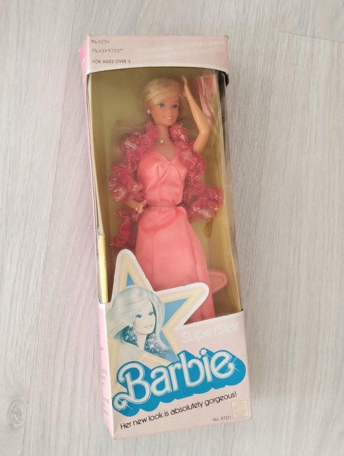 Barbie Superstar Dukke fra 1976 MIB