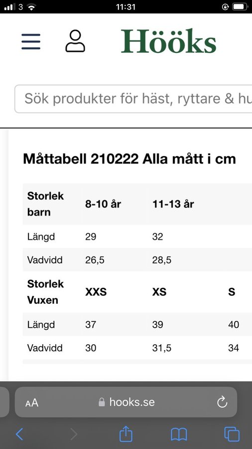 Shortchaps CRW 8-10 år