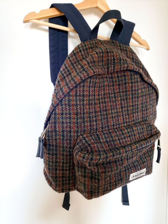 Eastpak  Harris Tweed Padded Packer Everyday Backpack 100% Pure New Wool