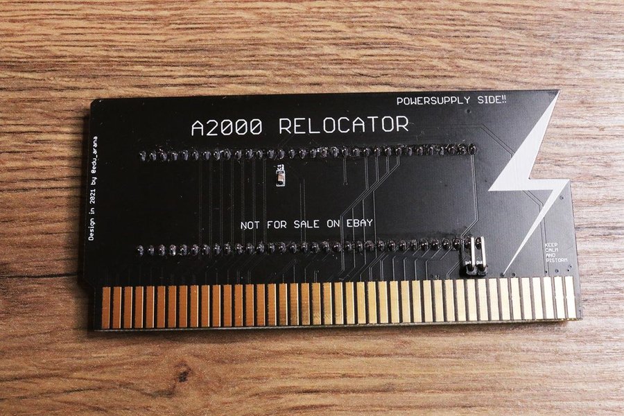 A2000 CPU Slot Adapter - fungerar med pistorm och andra acceleratorer Relocator