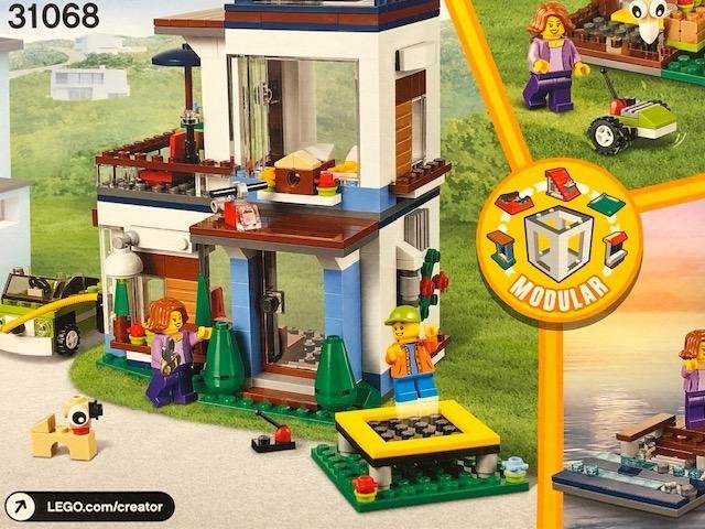 LEGO 31068 Creator "Modernt hem modulset" - från 2018 oöppnad!