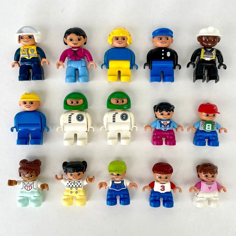 LEGO DUPLO - 15 st DUPLOFIGURER | Legofigurer | Figurer