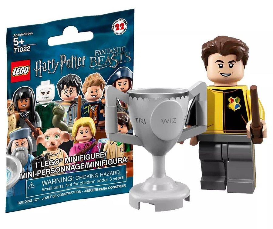 LEGO Harry Potter 71022 CMS Serie 1 "Cedric Diggory" - från 2018 Ny / Oanvänd!