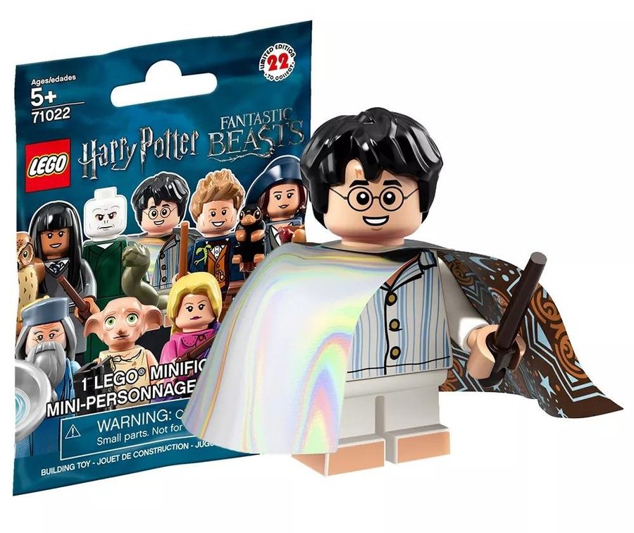 LEGO Harry Potter 71022 CMS Serie 1 "Harry Potter Invisible Cloak " - oanvänd!