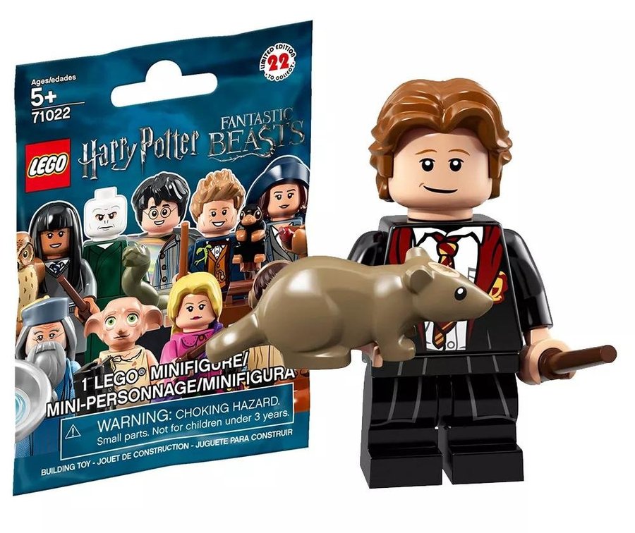 LEGO Harry Potter 71022 CMS Serie 1 "Ron Weasley" - från 2018 Ny / Oanvänd!