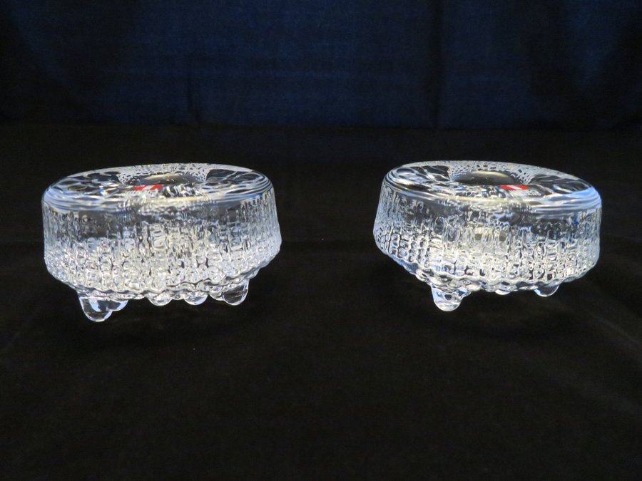 *** 2st ljusstakar Iittala Ultima Thule Tapio Wirkkala (oanvända) ***