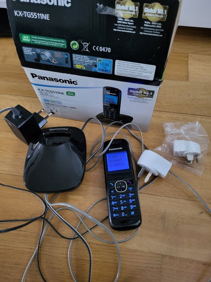 Panasonic KX-TG5511NE- Trådlös telefon