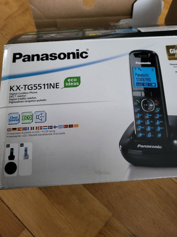 Panasonic KX-TG5511NE- Trådlös telefon