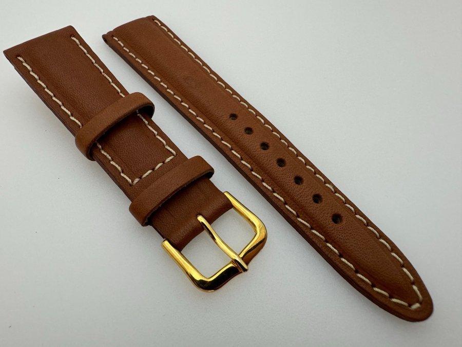 Brown Seiko Watch Leather Strap 20 mm Men