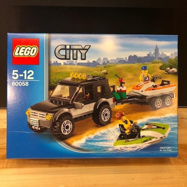 LEGO City 60058 "SUV with Watercraft" - från 2014 oöppnad / förseglad!