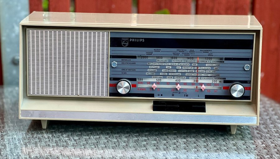 Philips Radio/Vintage från år 1966