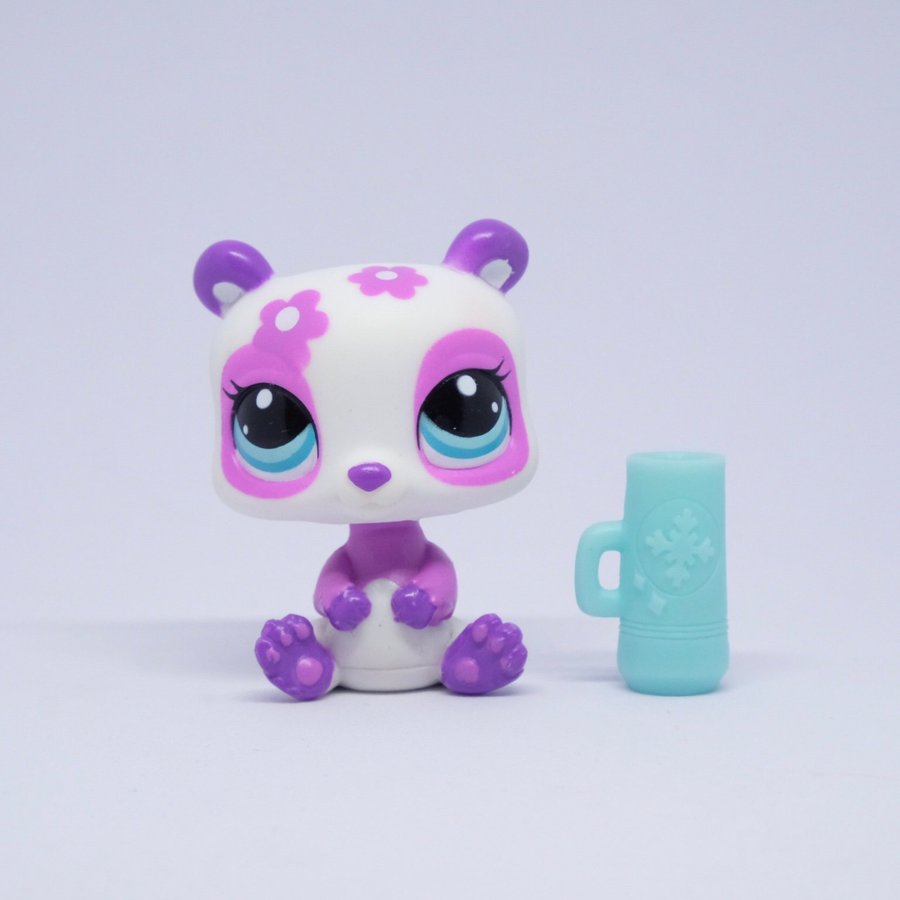 Littlest Pet Shop panda lila #2459 LPS petshop Hasbro