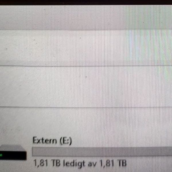 Extern flyttbar hårddisk Seagate 2TB 2000 GB