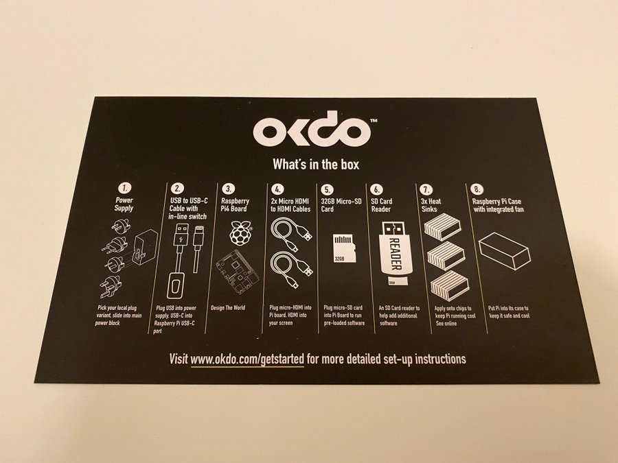 Okdo Raspberry Pi 4 Starter Kit 4gb