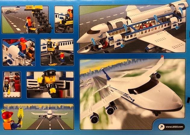 LEGO City 7893 "Passenger Plane" - från år 2006 oöppnad / förseglad!