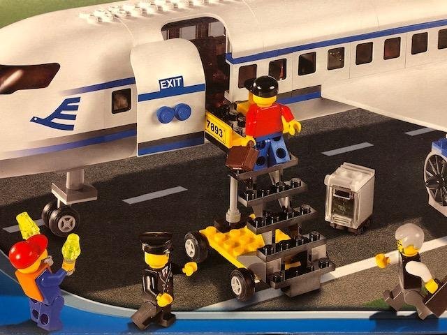 LEGO City 7893 "Passenger Plane" - från år 2006 oöppnad / förseglad!