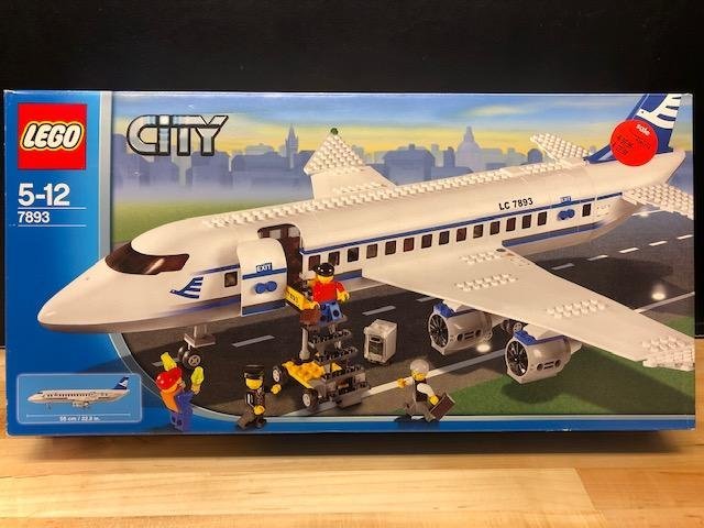 LEGO City 7893 "Passenger Plane" - från år 2006 oöppnad / förseglad!