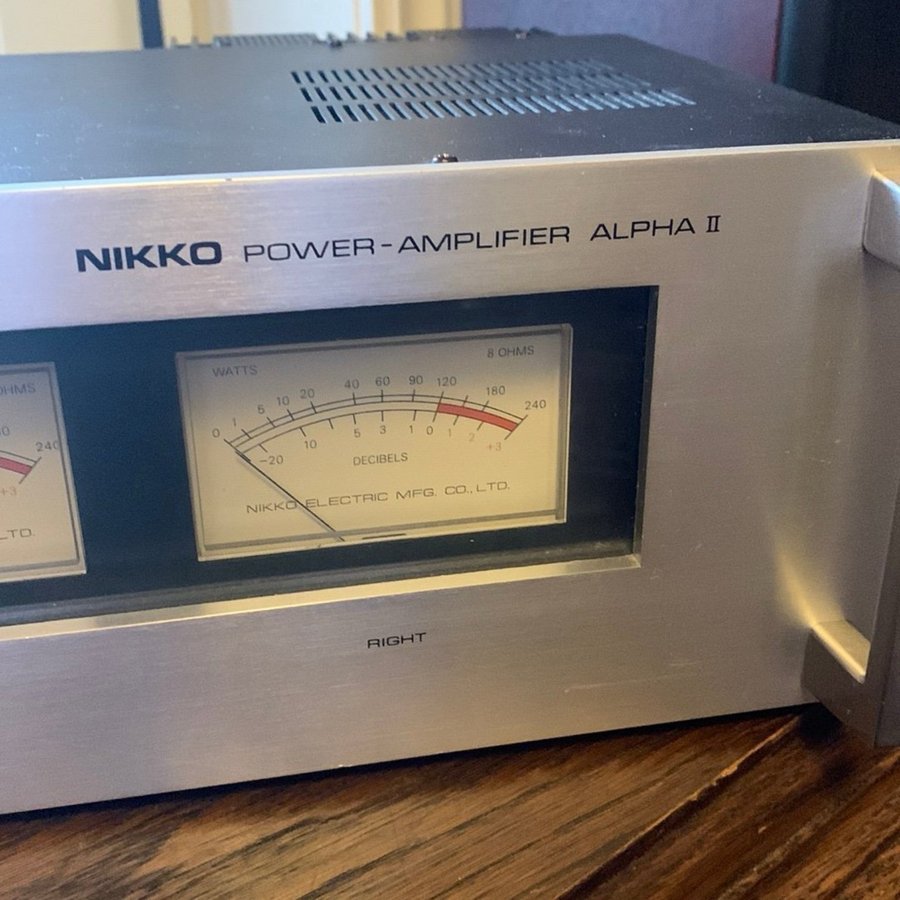 Nikko Alpha 2 Stereo Power Amplifier