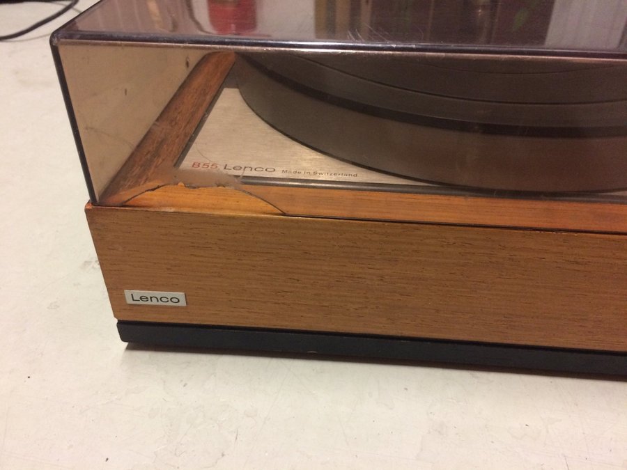 Lenco B55 vintage retro skivspelare gramofon vinyl original vinylspelare 70 tal