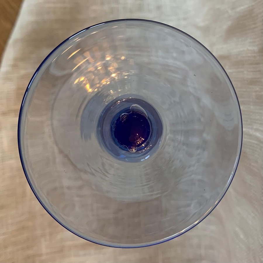 Dricks Glas Spritglas på fot