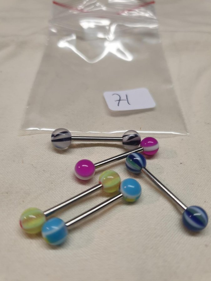 TUNGPIERCING 5 PACK LOT 71