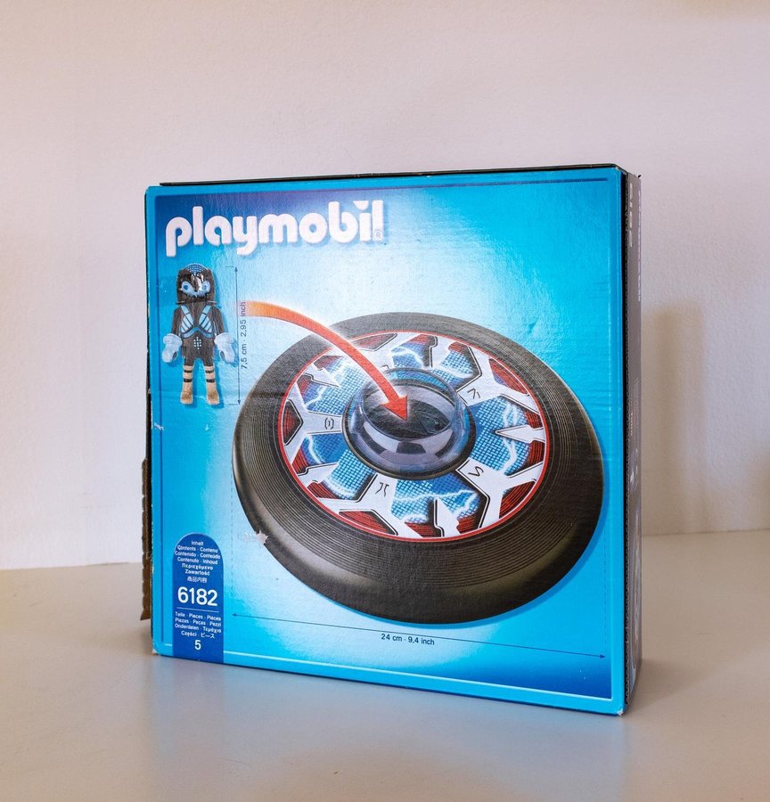 PLAYMOBIL SPORTS  ACTION ALIEN CELESTIAL FLYING DISC 6182 NY I ÖPPNAD LÅDA