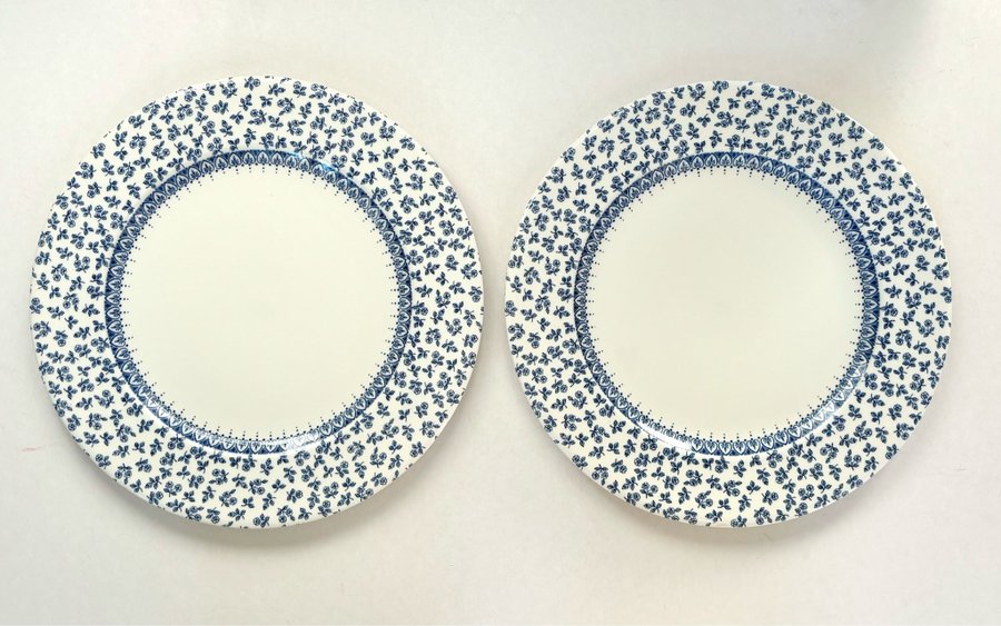 English Ironstone Tableware EIT Provence Blue mattallrik 2 st