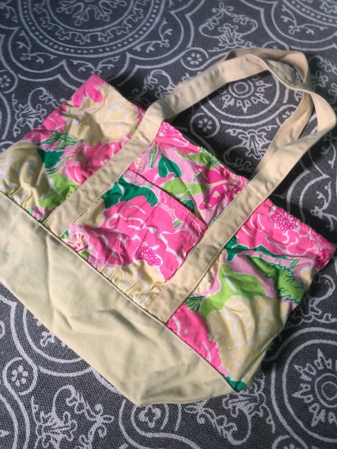 LILY PULITZER y2k tyg väska