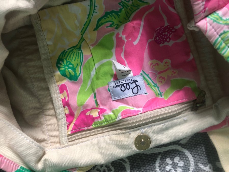 LILY PULITZER y2k tyg väska