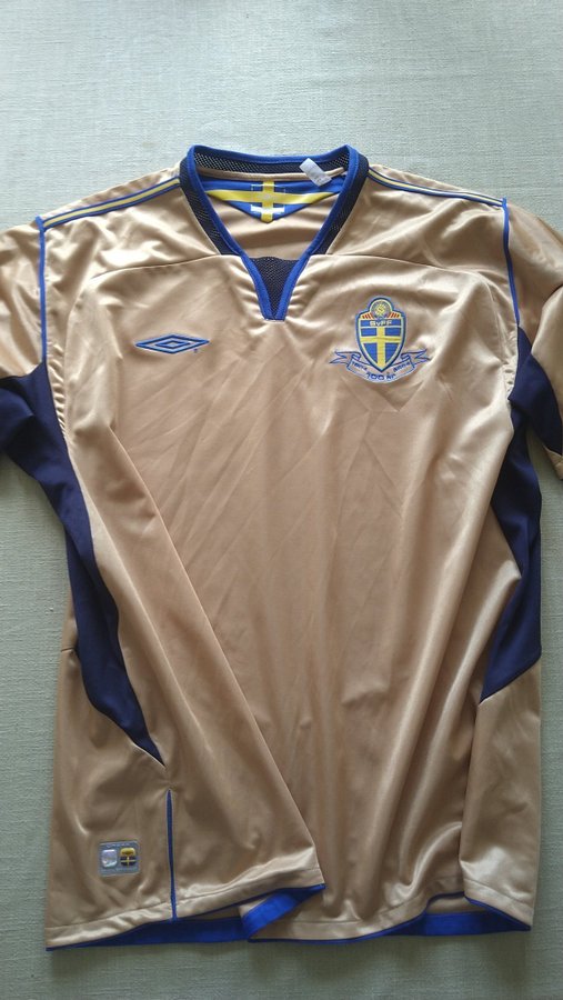 Jubileum 2004 SFF 100 år, Umbro guld tröja, storlek 2XL