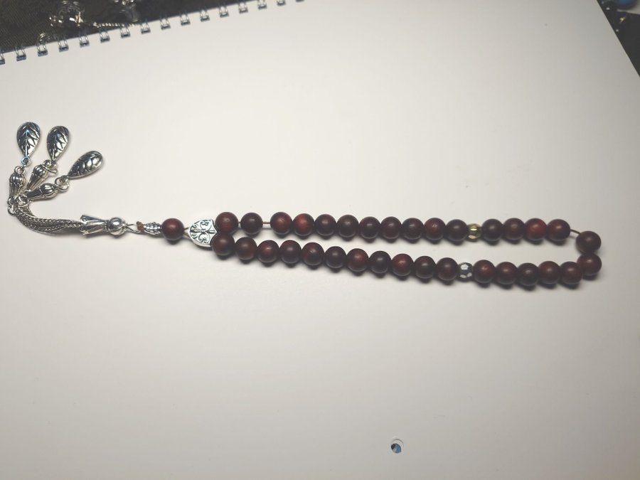 Masbaha tasbih trä pärlor