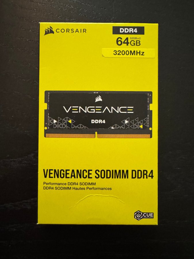 Corsair 64GB (2x32GB) DDR4 3200MHz CL22 SO-DIMM