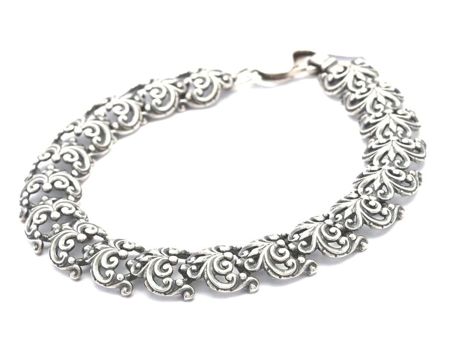 Armband 925 silver 20cm lång och 11mm bredd