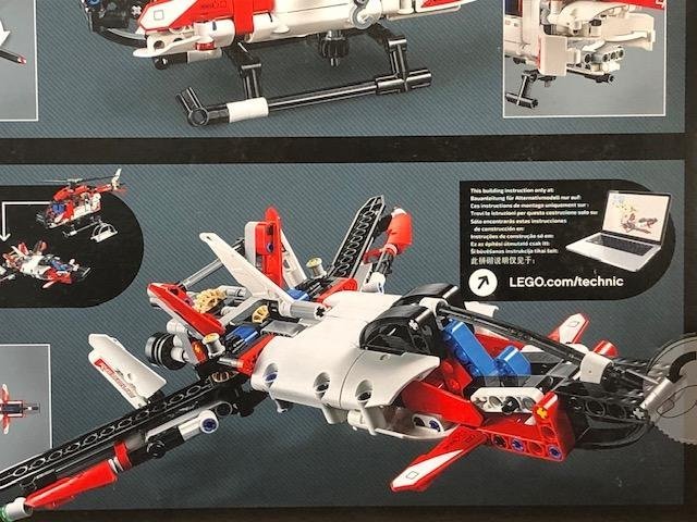 LEGO Technic 42092 "Räddningshelikopter" - från 2019 oöppnad!